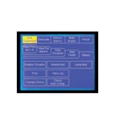 Cooper ZADF6SCREEN-LWIN panel kiegészítő LCD érintőképernyő DF6000/CF3000 tűzjelző központokhoz