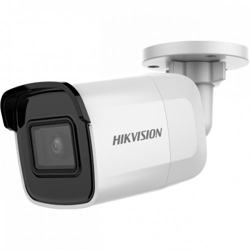 Hikvision IP kamera. 4 Mpx-es, kültéri, kompakt, 2,8 mm fix objektív, valós WDR, VCA, objektumazonosítás, beépített mikr