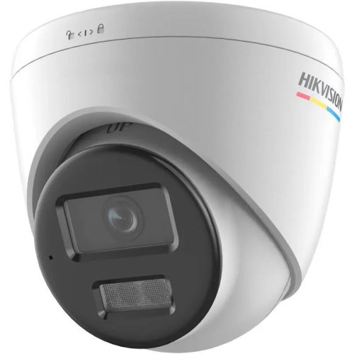 Hikvision ColorVU IP kamera. 4 Mpx-es, kültéri, eyeball, 2,8 mm fix objektív, valós WDR, hibrid fény, VCA, objektumazono