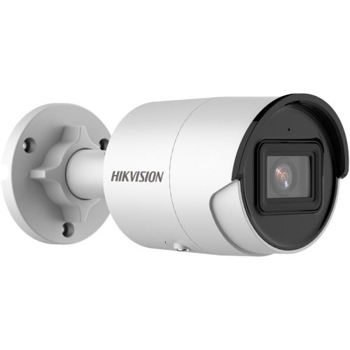 Hikvision AcuSense IP kamera. <br />6 Mpx-es, kültéri, kompakt, 2,8 mm fix objektív, <strong>valós WDR</strong>, <strong