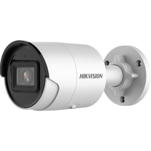 Hikvision AcuSense IP kamera. 8 Mpx-es, kültéri, kompakt, 2,8 mm fix objektív, valós WDR, VCA, objektumazonosítás, beépí