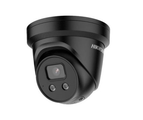 Hikvision AcuSense IP kamera. 4 Mpx-es, kültéri, eyeball, 2,8 mm fix objektív, valós WDR, VCA, objektumazonosítás, beépí