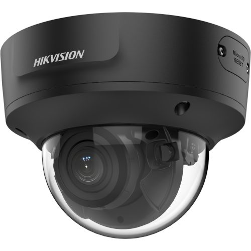 Hikvision AcuSense IP kamera. 4 Mpx-es, kültéri, dome, 2,8 - 12 mm varifokális objektív, valós WDR, VCA