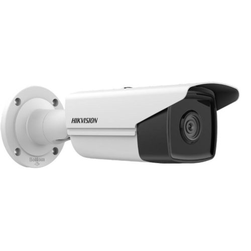 Hikvision IP kamera. 4 Mpx-es, kültéri, kompakt, 2,8 mm fix objektív, valós WDR, VCA, microSD, PoE