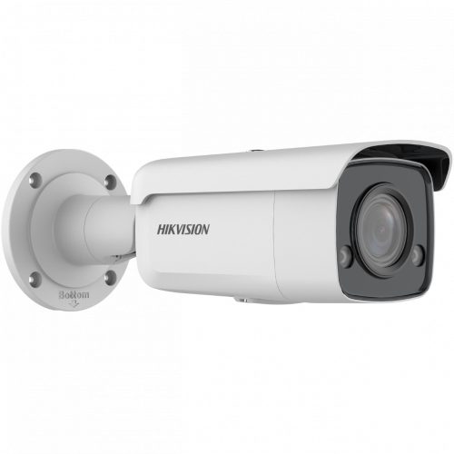 Hikvision AcuSense IP kamera. 4 Mpx-es, kültéri, kompakt, 2,8 mm fix objektív, valós WDR, VCA, objektumazonosítás, beépí