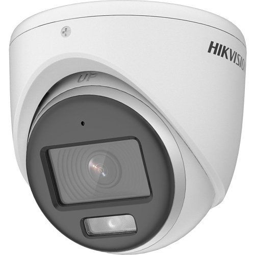 Hikvision ColorVU Analóg HD kamera. 5 Mpx-es, kültéri, eyeball, 2,8 mm fix objektív, hibrid fény, videomód átkapcsolás: