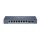 Hikvision DS-3E1510P-SI PoE switch, beltéri, asztali, 802.3af/at, Smart menedzsment, PoE port 8, Gigabit LAN port 8, Uplink port 2, SFP port 2