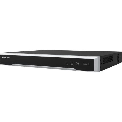 Hikvision 16 csatornás IP NVR, 8 Mpx, H.265, 16 PoE, 2 HDD, 4K monitorkimenet