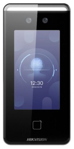Hikvision, önálló arcfelismerő terminál, 13,56 MHz, Mifare, kártya, arcfelismerő, TCP/IP, USB, kültéri