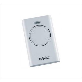   FAAC 787010 4 csatornás adó, fehér, kompatibilis XF868, RP 868 SLH és RP2 868 SLH vevőkkel, 868MHz, ugrókódos