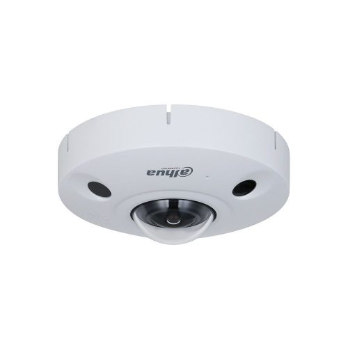 Dahua WizMind IP kamera. 12 Mpx-es, kültéri, fisheye, 1,85 mm fix objektív, VCA, beépített mikrofon, IK10, microSD, PoE