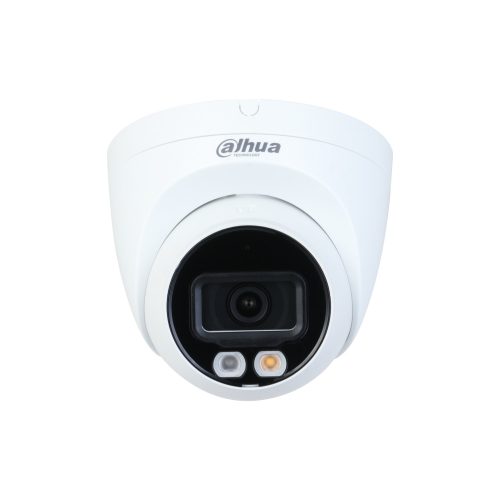 Dahua WizSense IP kamera. 4 Mpx-es, kültéri, eyeball, 3,6 mm fix objektív, valós WDR, hibrid fény, VCA, beépített mikrof