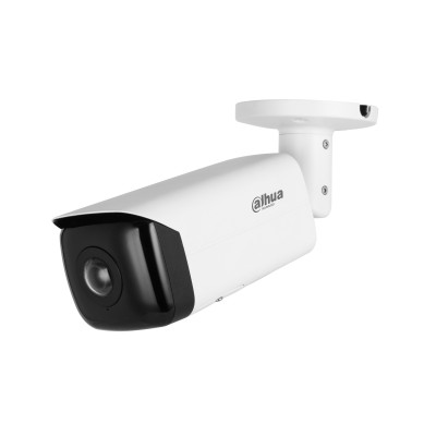 Dahua WizSense IP kamera. 4 Mpx-es, kültéri, kompakt, 2,1 mm fix objektív, valós WDR, VCA, objektumazonosítás, beépített