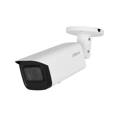 Dahua WizSense IP kamera. 5 Mpx-es, kültéri, kompakt, 2,7 - 13,5 mm varifokális objektív, 5x motoros zoom, valós WDR, VC