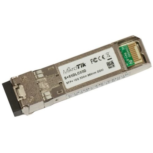 MikroTik SFP+ modul S+85DLC03D Multi-mód, beltéri, LC/UPC