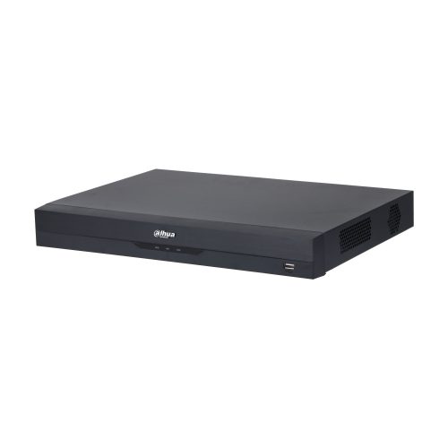 Dahua WizSense 16 csatornás IP NVR, 32 Mpx, H.265, VCA,  Arcfelismerés, 2 HDD, 4K monitorkimenet