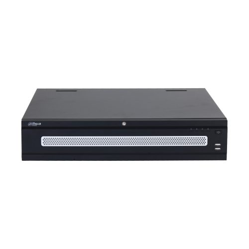 Dahua WizMind 64 csatornás IP NVR, 32 Mpx, H.265,  Arcfelismerés, 8 HDD, RAID, Multi-HDMI, 4K monitorkimenet