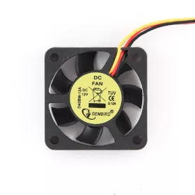   Ventilátor, 40 x 40 x 10 mm, 12 V DC, golyóscsapágyas, beltéri