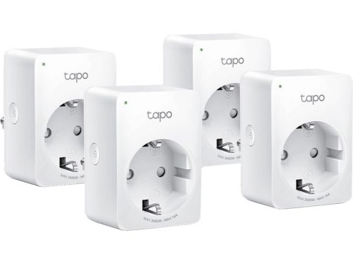 TP-Link Okos Dugalj Wi-Fi-s Fogyasztás mérővel TAPO P110(4-PACK)