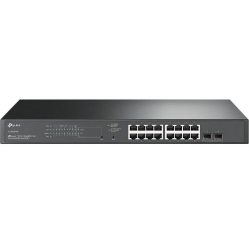 TP-Link TL-SG2218P JetStream PoE+ Switch, beltéri, 19” rackbe szerelhető, 802.3af/at, Smart menedzsment, Omada Controlle