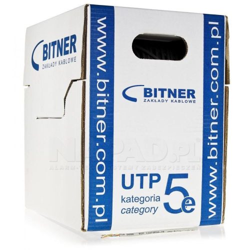 Bitner CAT5e beltéri, fali UTP kábel, 4 x 2 ér, 305 m