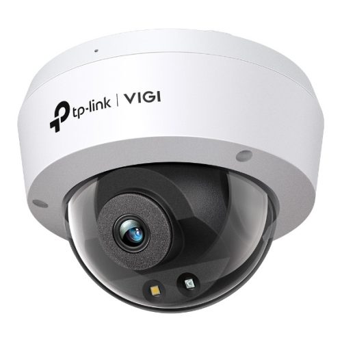 TP-Link IP kamera. 4 Mpx-es, kültéri, dome, 2,8 mm fix objektív, hibrid fény, VCA, objektumazonosítás, beépített mikrofo