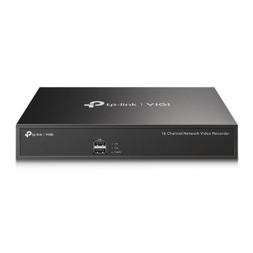 TP-Link 16 csatornás IP NVR, 8 Mpx, H.265, VCA, 1 HDD, 4K monitorkimenet