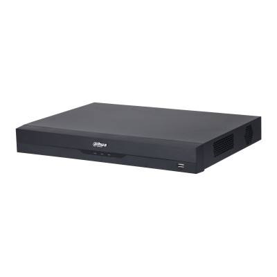 Dahua WizSense 16+16 csatornás analóg HD DVR, 5 Mpx, H.265, VCA,  Arcfelismerés, 2 HDD, 4K monitorkimenet