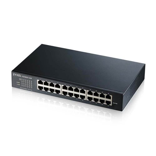 Zyxel GS1900-24E-EU0103F switch, beltéri, 13” rackbe szerelhető, Smart menedzsment, Gigabit LAN port 24