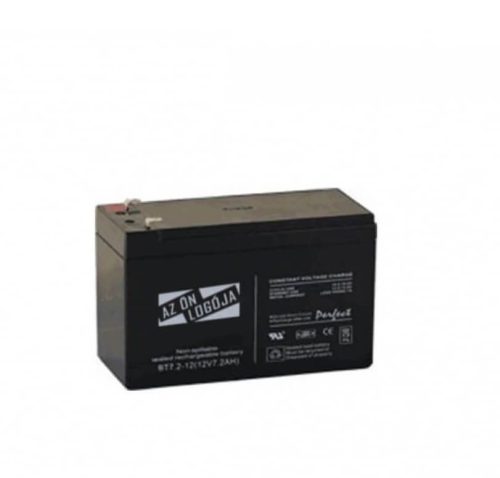 UPS akkumulátor, 12 V, 7,5 Ah, f2 6,35 mm-es csúszósaru, 151 x 65 x 94 mm