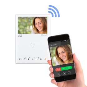   Comelit beltéri egység, felületszerelt, szabadkézi, 4,3";"LCD, érintőgomb