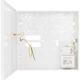   Pulsar, szerelt központdoboz, 326 x 308 x 99 mm, IP20, fém, Paradox rendszerekhez, univerzális, transzformátor, előre fú