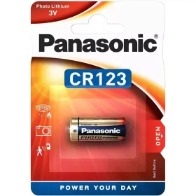 Panasonic 3 V CR123 lítium elem 1400 mAh 1 db