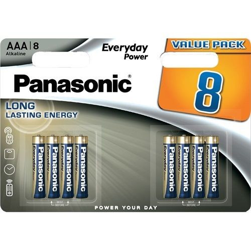 Panasonic 1,5 V AAA alkáli elem 8 db