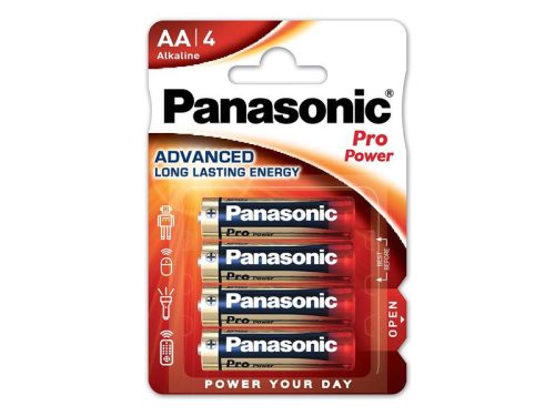 Panasonic 1,5 V AA alkáli ceruzaelem 4 db