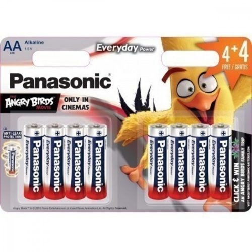 Panasonic 1,5 V AA Everyday alkáli ceruzaelem 8 db