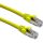 Excel CAT6a beltéri patchkábel, 0,3 m, sárga