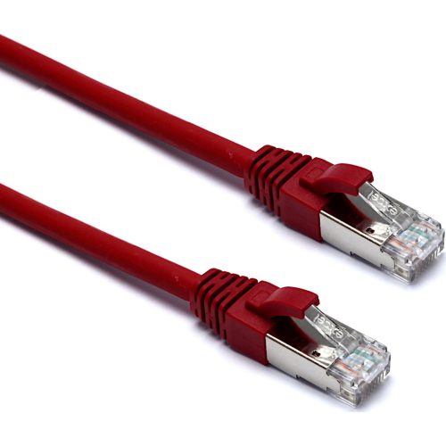 Excel CAT6a beltéri patchkábel, 1 m, piros