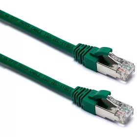 Excel CAT6a beltéri patchkábel, 1 m, zöld