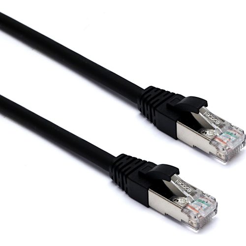Excel CAT6a beltéri patchkábel, 2 m, fekete