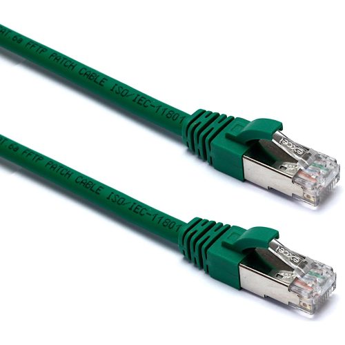 Excel CAT6a beltéri patchkábel, 2 m, zöld