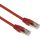 Excel CAT6a beltéri patchkábel, 5 m, piros