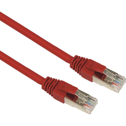 Excel CAT6a beltéri patchkábel, 5 m, piros
