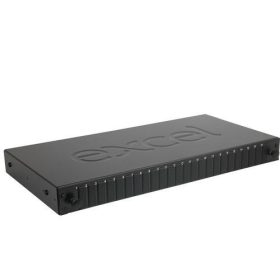   Patch panel, üres SC duplex SM/MM,24 portos, patch panel, beltéri, 19” rackbe szerelhető, SC