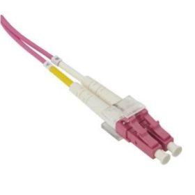   Excel OM4 5M LC-LC duplex patch kábel 50/125-VIOLET, patch kábel, beltéri, LC-LC, OM4, 5m