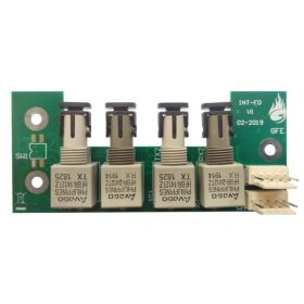   Global Fire INT FO P2P-D kommunikációs modul DUPLA optikai kábelre, Repeater vagy SPX / NODE hurokbővítő illesztéséhez,