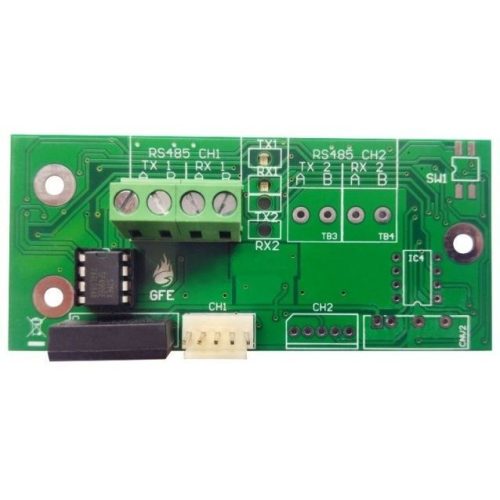 Global Fire INT RS422 P2P-S kommunikációs modul SZIMPLA RS422 hálózatra, Repeater vagy SPX / NODE hurokbővítő illesztésé
