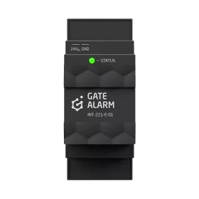   Grenton Gate Alarm integrációs modul, DIN sínre szerelhető, lehetővé teszi az integrációt riasztórendszerekkel