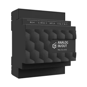   Grenton analóg I/O modul, 6 analoóg bemenet, 4 analóg kimenet, 2 1-wire bemenet, DIN sínre szerelhető, TF-busz kommuniká