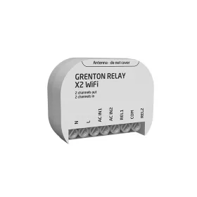 Grenton relémodul, 2 db kimenet, Wi-Fi kommunikáció